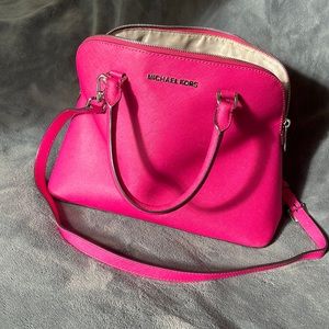 Michael Kors Fuchsia Dome Handbag
